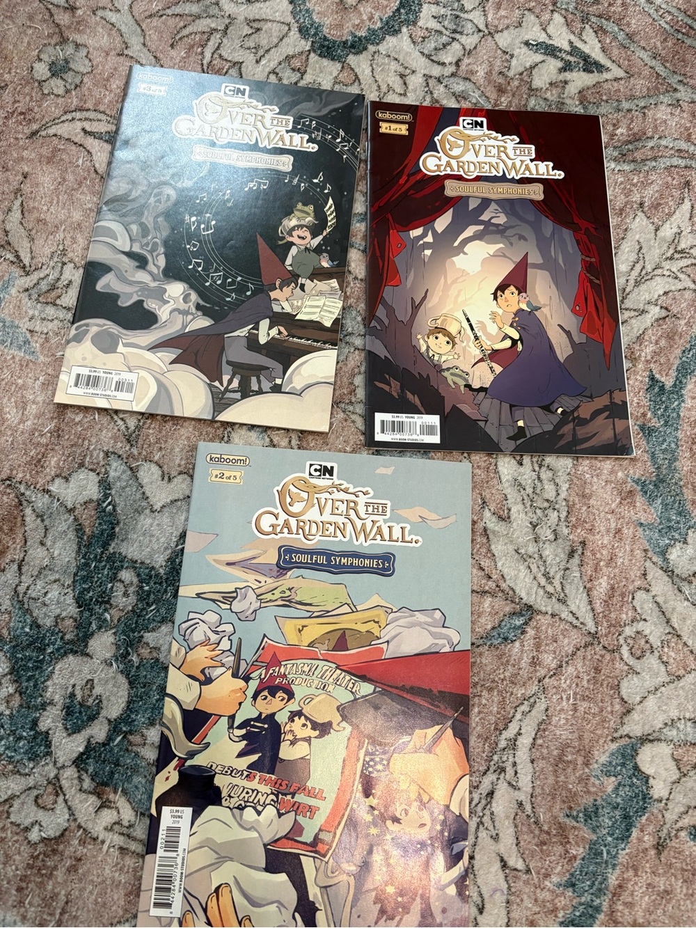 Over the Garden Wall Comic Books Soulful Symphonies 1 2 and 3 Bundle